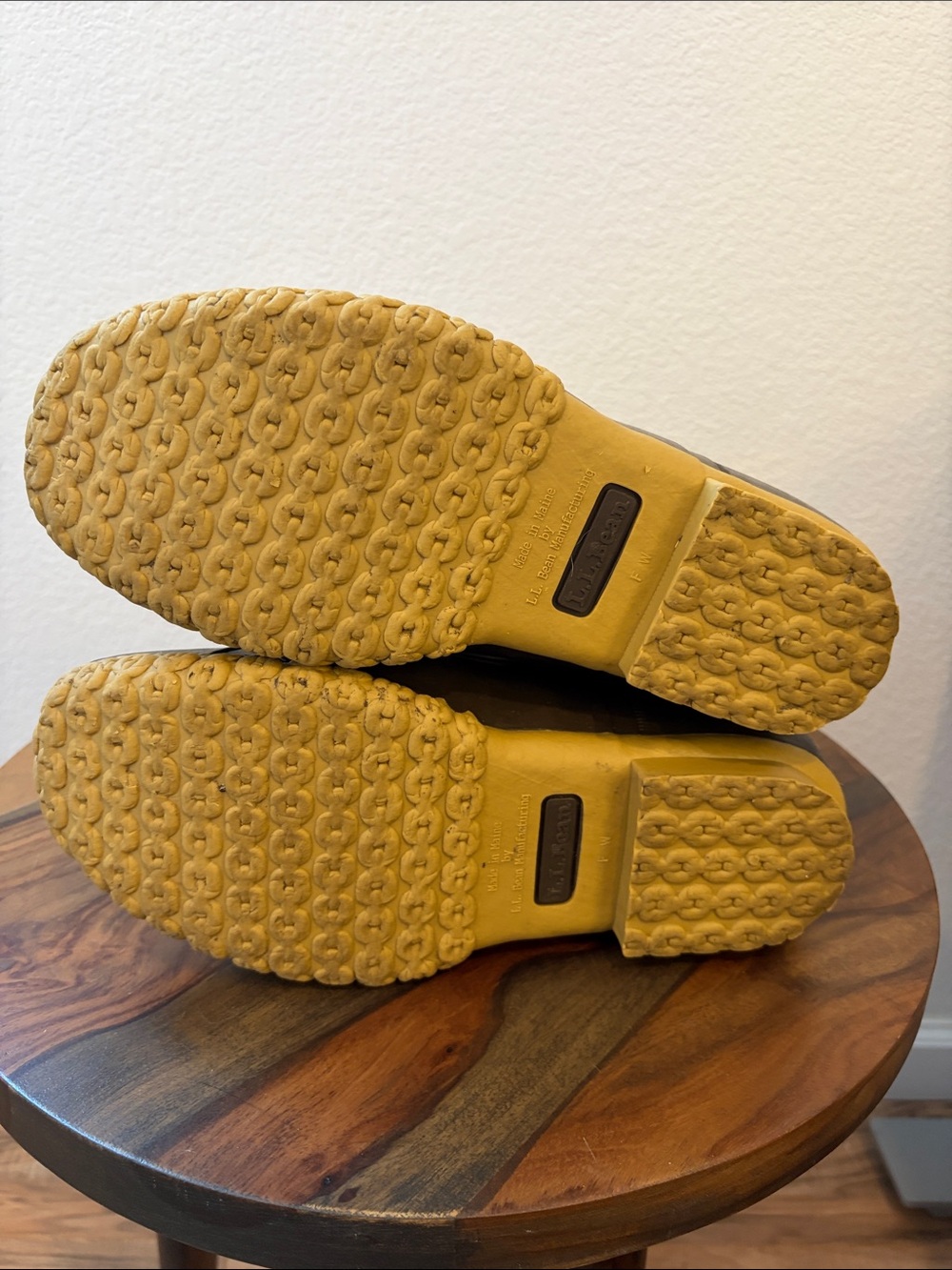 L.L. Bean Women's Brown and Tan Waterproof Duck Boots - Picture 7 of 7